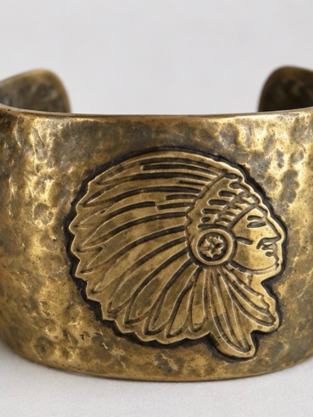 Brass-Tone Headdress Cuff Bracelet - Women Jewelry
